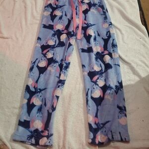 Blue Pajamas with Cartoon Print
